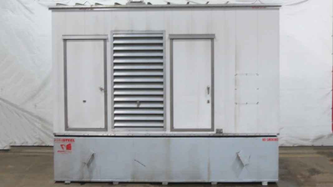 Used Cummins DFEK Diesel Generator 265 Hrs, EPA Tier 2, UL 2085 sub-base fuel tank