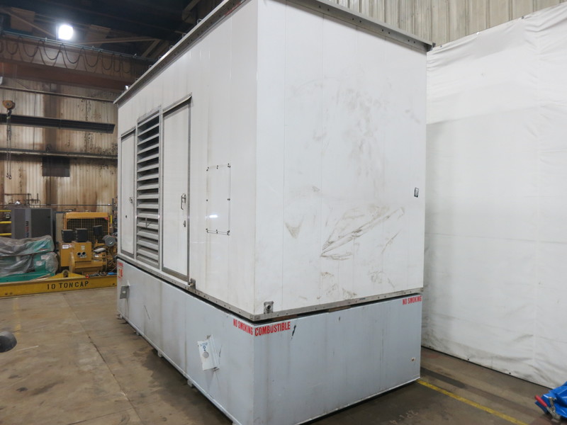 Used Cummins DFEK Diesel Generator 265 Hrs, EPA Tier 2, UL 2085 sub-base fuel tank