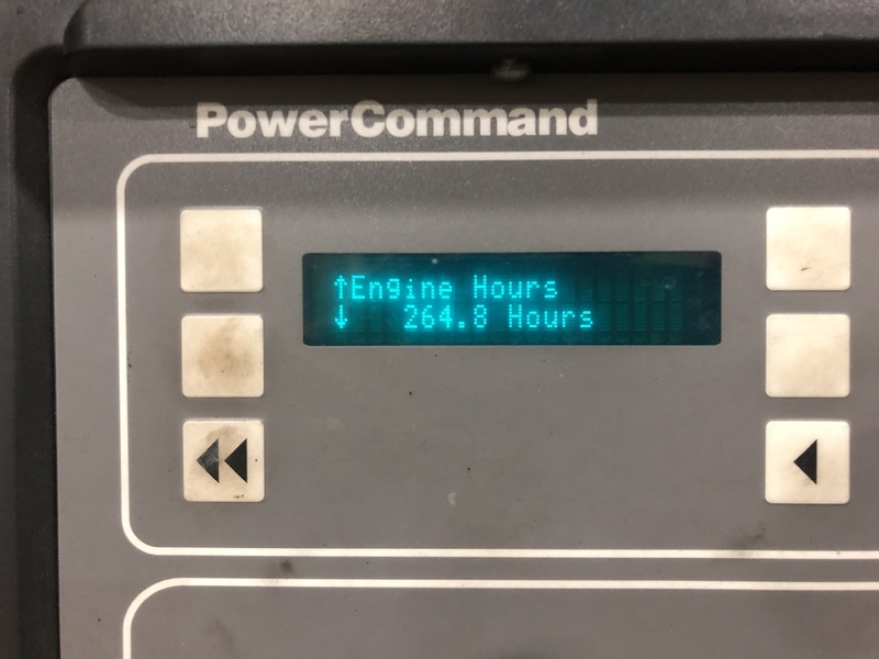 Used Cummins DFEK Diesel Generator 265 Hrs, EPA Tier 2, UL 2085 sub-base fuel tank