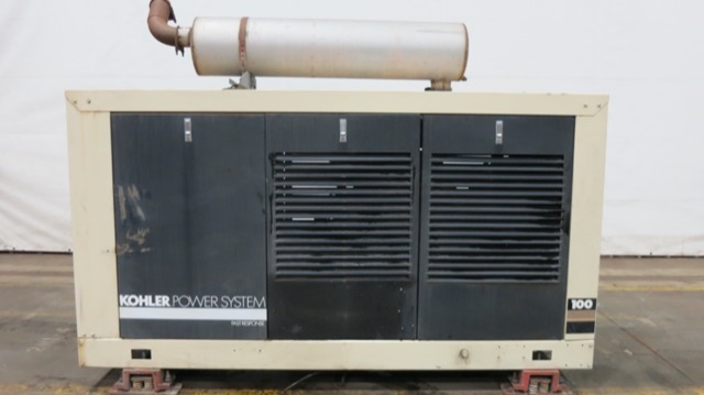Used Kohler 100R0ZJ Diesel Generator, 670 Hrs