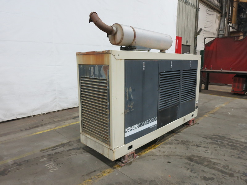 Used Kohler 100R0ZJ Diesel Generator, 670 Hrs