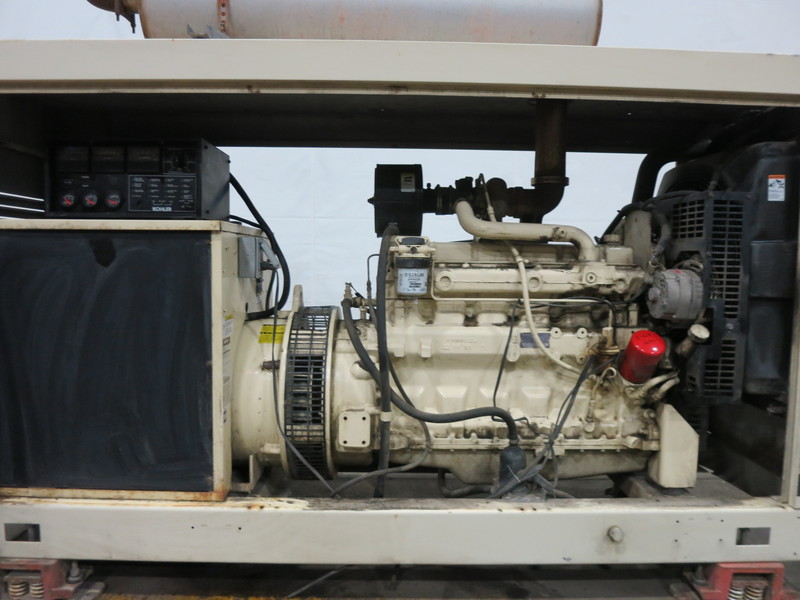 Used Kohler 100R0ZJ Diesel Generator, 670 Hrs
