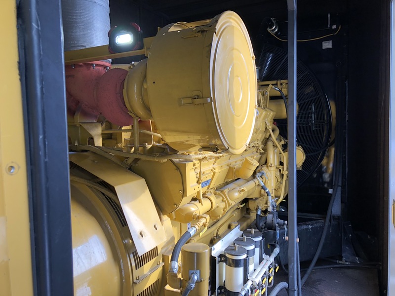 Used Caterpillar 3512MUI Diesel Generator, 255 Hrs