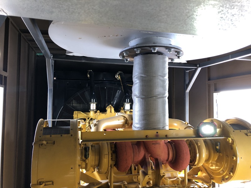 Used Caterpillar 3512MUI Diesel Generator, 255 Hrs