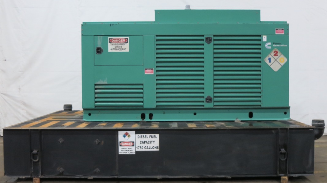 Used Cummins DFCC Diesel Generator, 510 Hrs