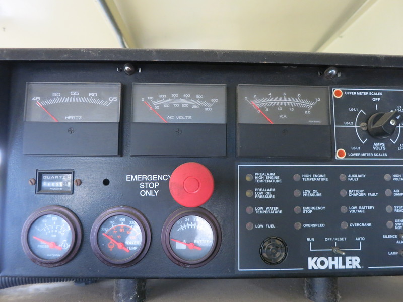 Used Kohler 500ROZD4 Diesel Generator, 466 Hrs