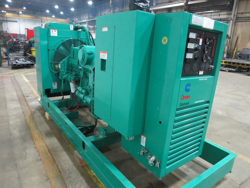 Used Cummins DFAC Diesel Generator, 519 Hrs