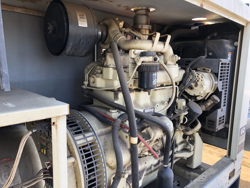 Used Kohler 60R0ZJ71 Diesel Generator, 414 Hrs Single Phase