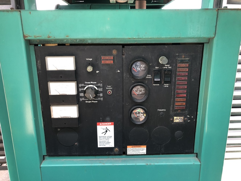 Used Cummins DFEC KTA19-G3 Diesel Generator, 1095 Hrs