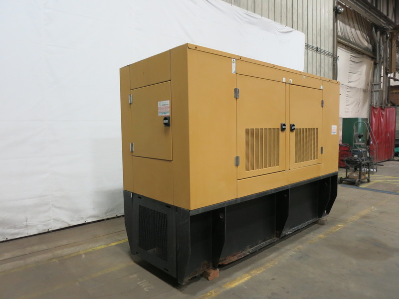 Used Caterpillar D200P4 Diesel Generator, 2130 Hrs