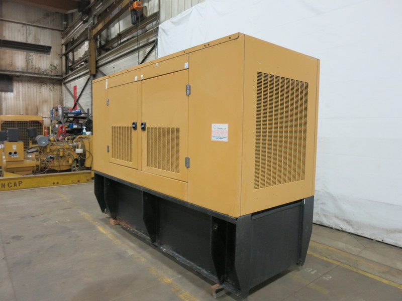 Used Caterpillar D200P4 Diesel Generator, 2130 Hrs