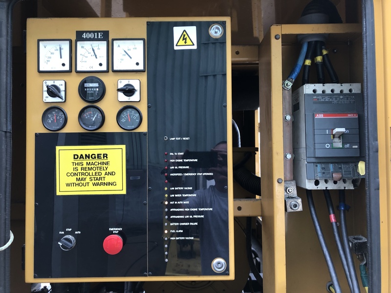 Used Caterpillar D200P4 Diesel Generator, 2130 Hrs