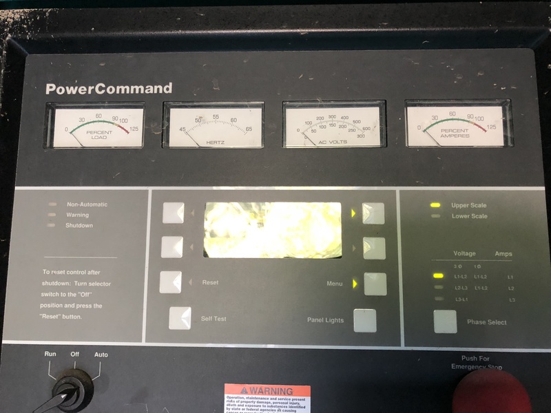 Used Cummins 1500DFMB Diesel Generator, 124 Hrs