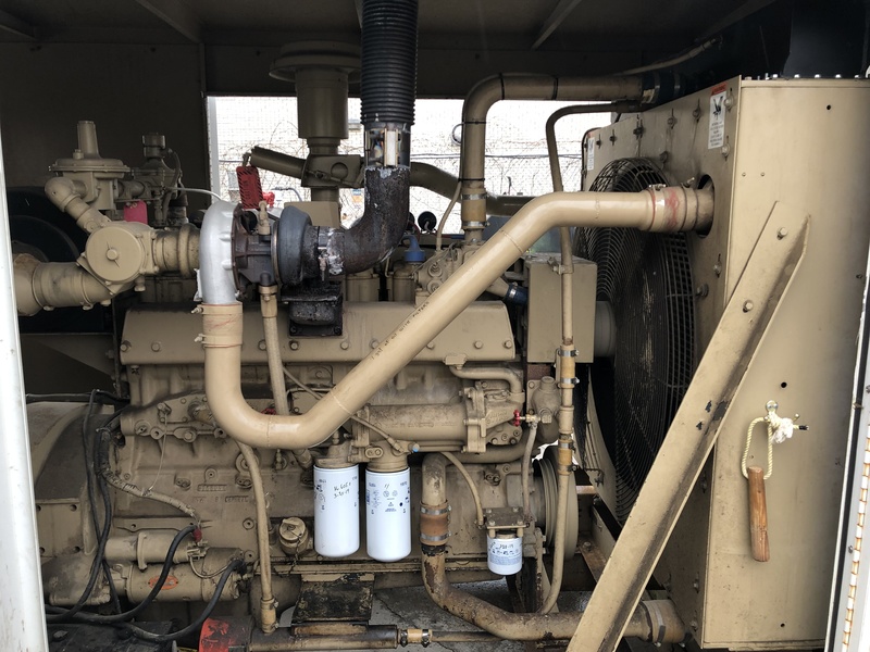 Used Cummins GTA855B Natural Gas Generator, 605 Hrs