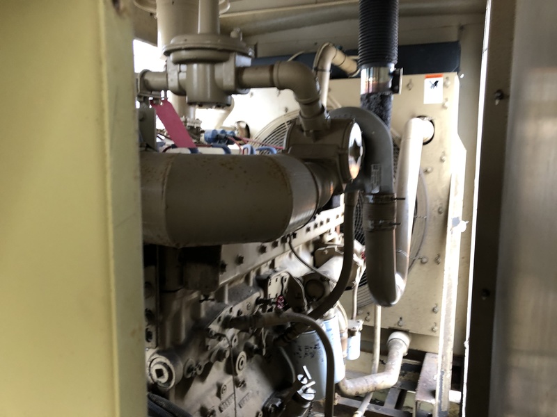 Used Cummins GTA855B Natural Gas Generator, 605 Hrs