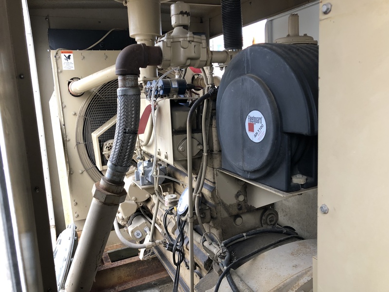 Used Cummins GTA855B Natural Gas Generator, 605 Hrs