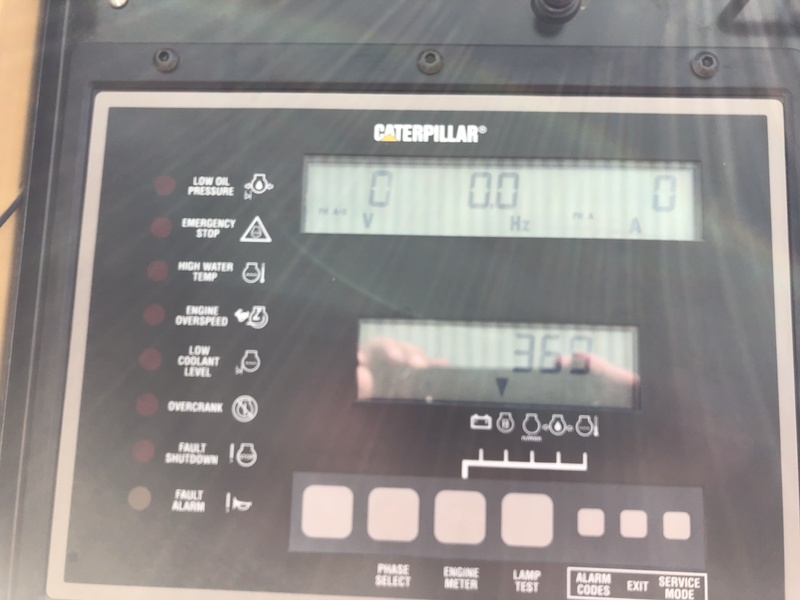 Used Caterpillar 3512 Diesel Generator, 370 Hrs