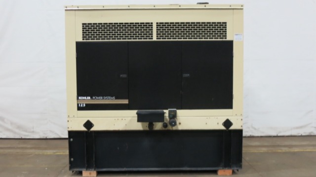 Used Kohler 125REOZJB Diesel Generator, 284 Hrs