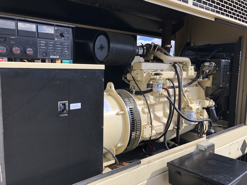 Used Kohler 125REOZJB Diesel Generator, 284 Hrs