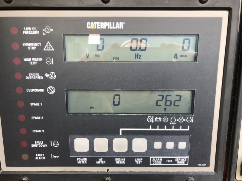 Used Caterpillar 3412 Diesel Generator 263 Hrs