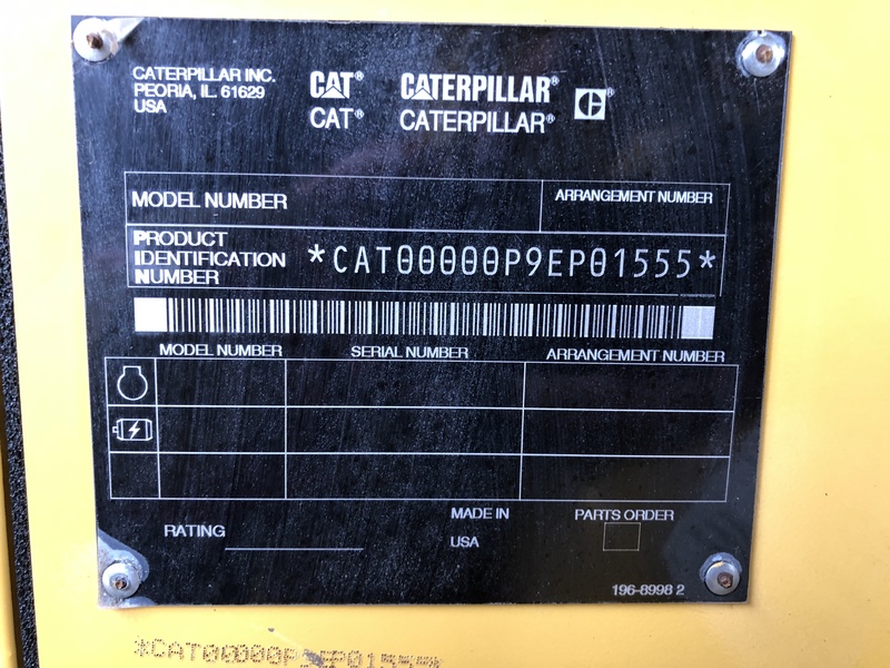 Used Caterpillar 3412 Diesel Generator 263 Hrs