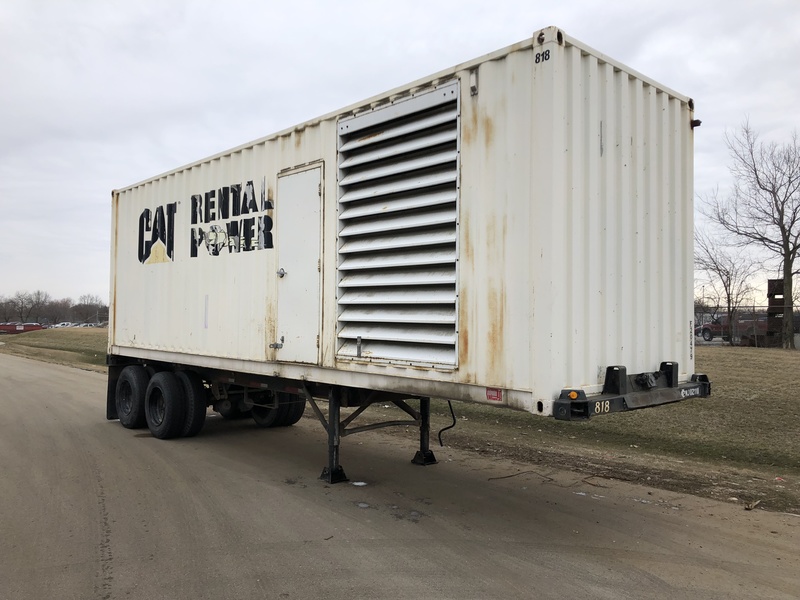 Used Caterpillar 3412 Portable Diesel Generator 7707 Hrs