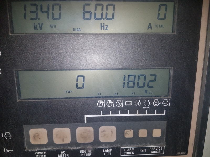 Used Caterpillar 3516B Diesel Generator, 1802 Hrs 12470V or 13200V or 13800V