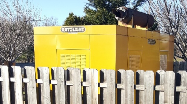 Used Katolight / Cummins GTA855B Natural Gas Generator, 195 Hrs