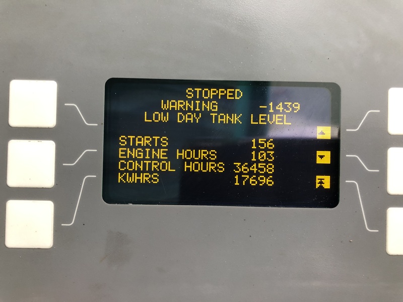 Used Cummins DFEK QSX15-G9 Portable Diesel Generator 103 Hrs