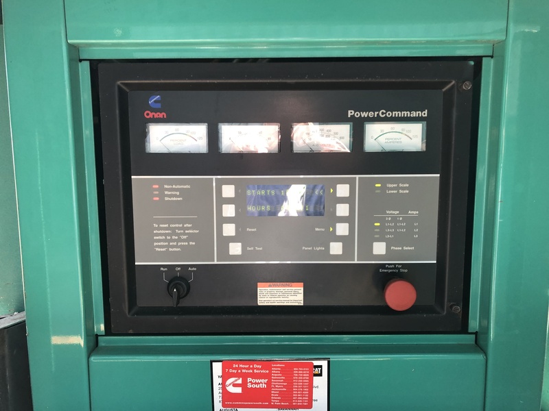 Used Cummins DFAA Diesel Generator, 488 Hrs
