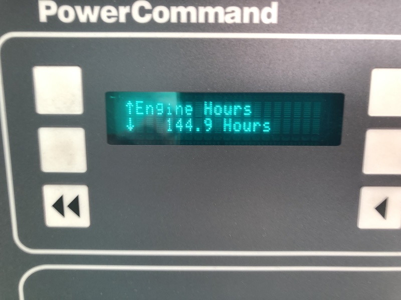 Used Cummins GGHH Natural Gas Generator, 144 Hrs EPA Certified