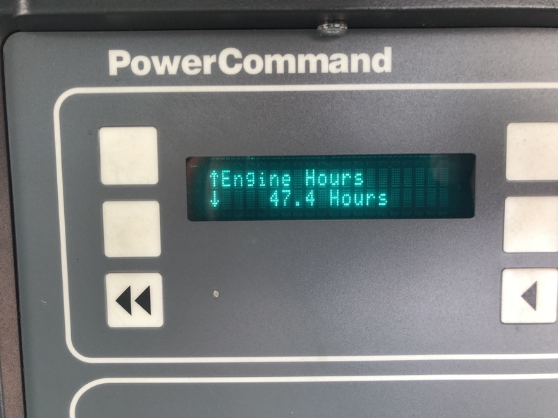 Used Cummins GGHH Natural Gas Generator, 47 Hrs, EPA Certified