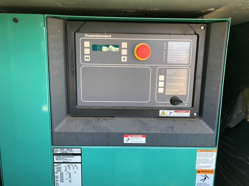 Used Cummins GGHH Natural Gas Generator, 47 Hrs, EPA Certified