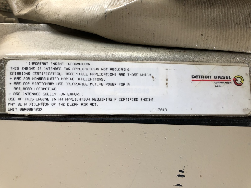 Used Katolight N200FPX4 Natural Gas Generator, 285 Hrs