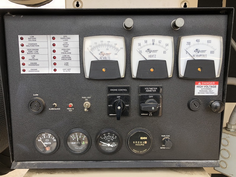 Used Katolight N200FPX4 Natural Gas Generator, 285 Hrs