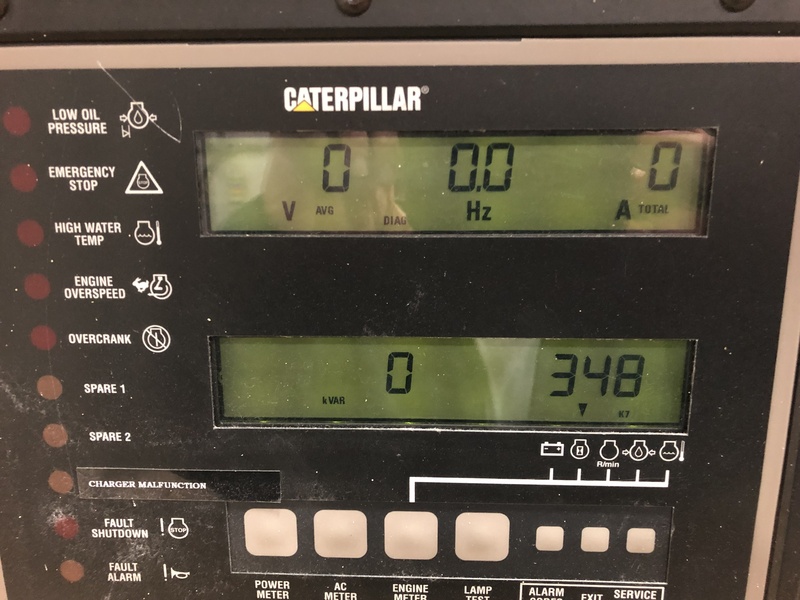 Used Caterpillar 3412 Diesel Generator, 349 Hrs