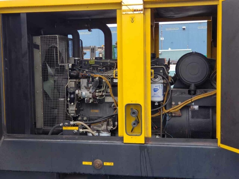 Used Atlas Copco QAS 108 Rental Grade Diesel Generator 4674 Hrs