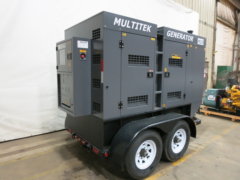 New Multitek MG100 Rental Grade Diesel Generator EPA Tier 3 Flex and CARB Certified