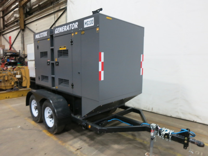 New Multitek MG100 Rental Grade Diesel Generator EPA Tier 3 Flex and CARB Certified