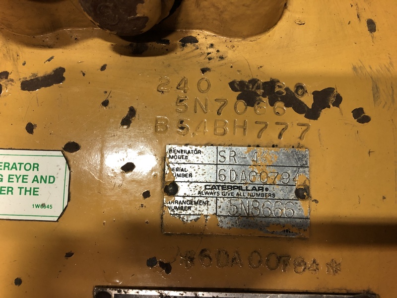 Used Caterpillar 3408 Diesel Generator, 1554 Hrs