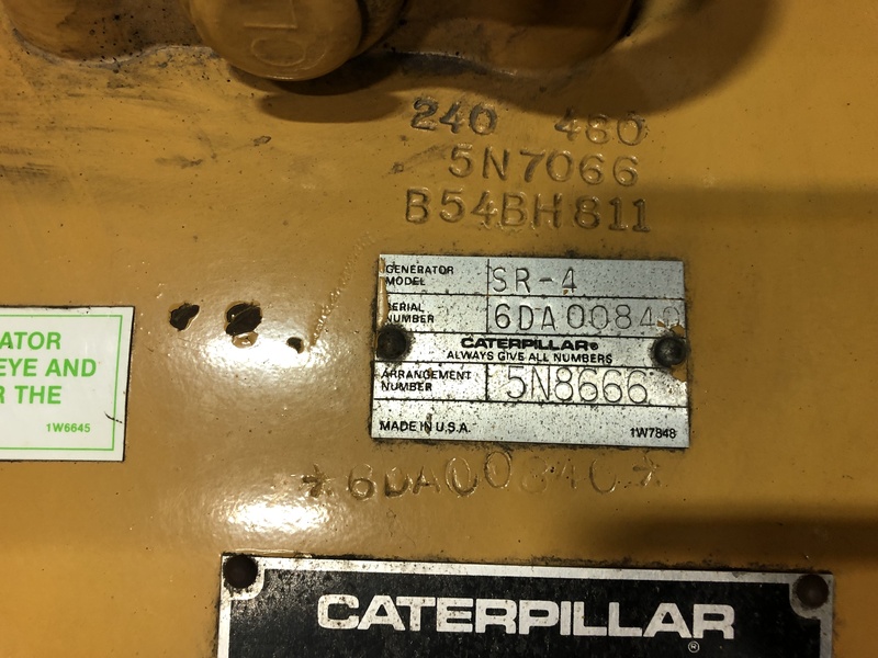 Used Caterpillar 3408 Diesel Generator, 1596 Hrs