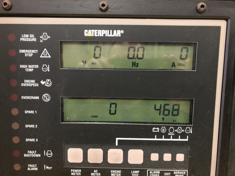 Used Caterpillar 3412 Diesel Generator, 468 Hrs