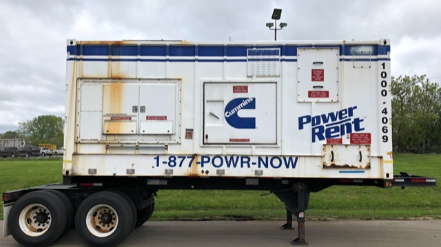 Used Cummins 1000DFHD Rental Grade Diesel Generator, 11,301 Hrs