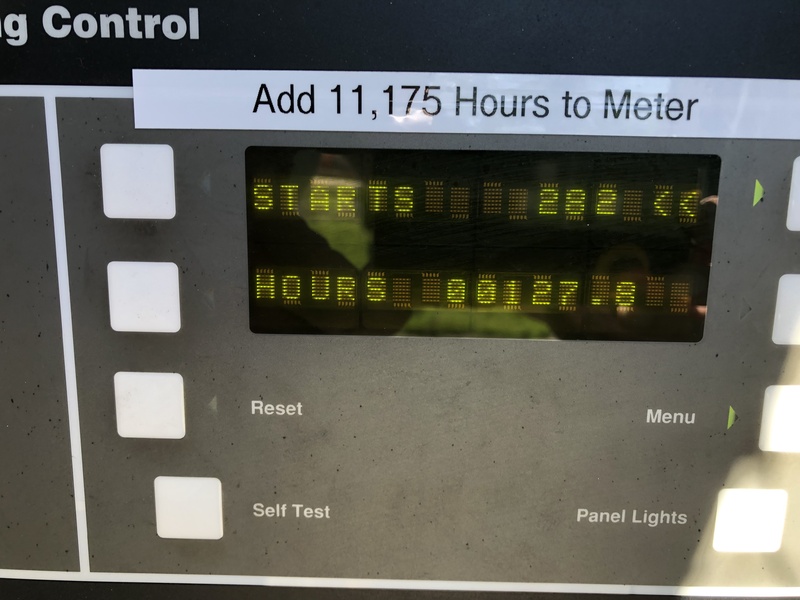 Used Cummins 1000DFHD Rental Grade Diesel Generator, 11,301 Hrs