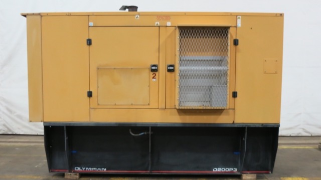 Used Caterpillar D200P3 Diesel Generator, 1008 Hrs