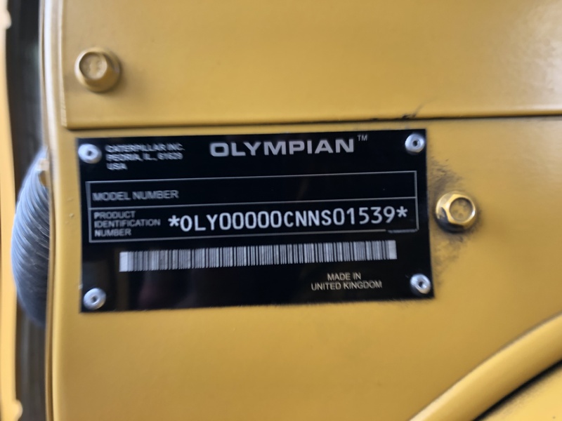 Used Caterpillar D200P3 Diesel Generator, 1008 Hrs