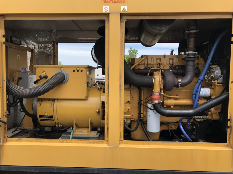Used Caterpillar D200P3 Diesel Generator, 1008 Hrs