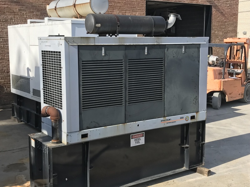 Used Detroit Diesel 100DSEJ Diesel Generator 854 Hrs