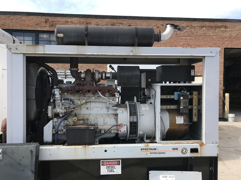 Used Detroit Diesel 100DSEJ Diesel Generator 854 Hrs
