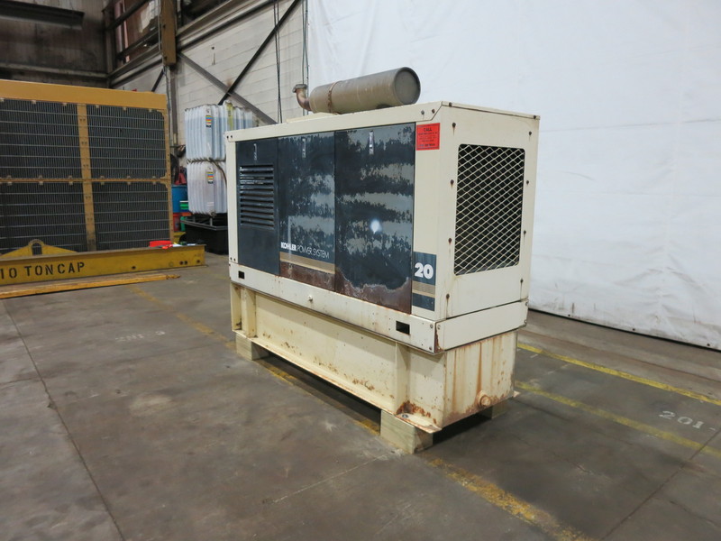 Used Kohler 20ROZJ81 Diesel Generator, 377 Hrs